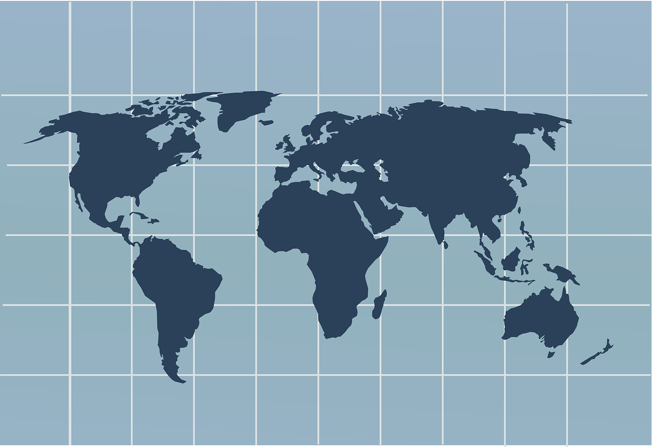 world map earth continents free photo
