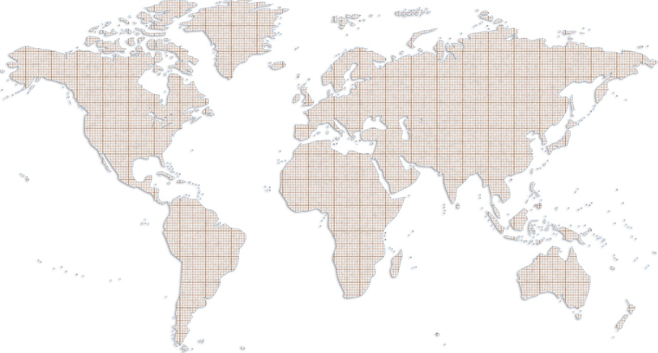 world map global geography free photo