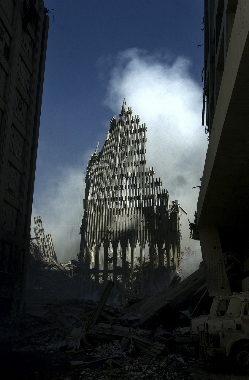 world trade center twin towers terrorist attack free photo