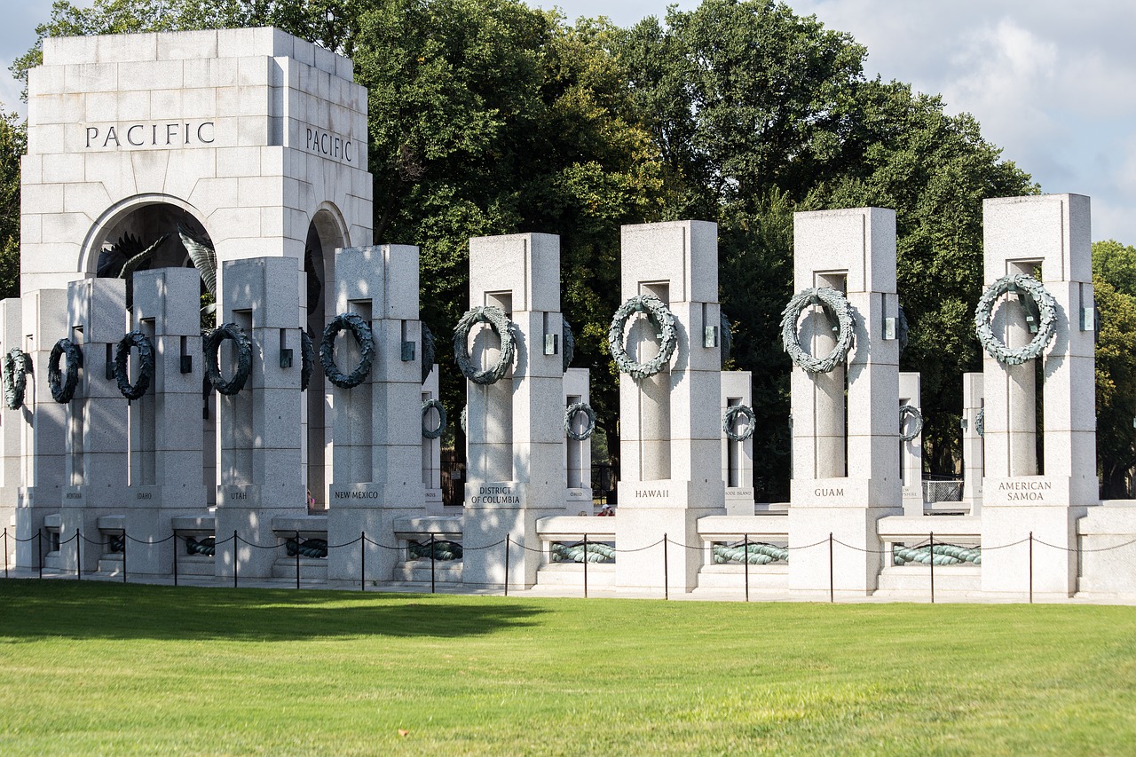 world war ii memorial washington dc wwii free photo