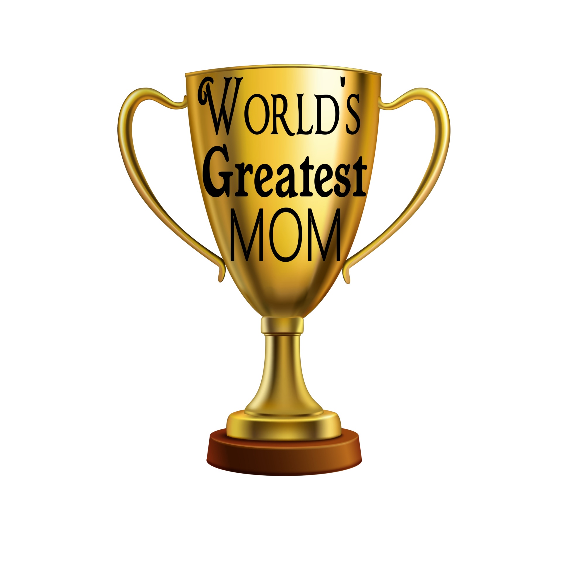 world's greatest mom mom trophy free photo