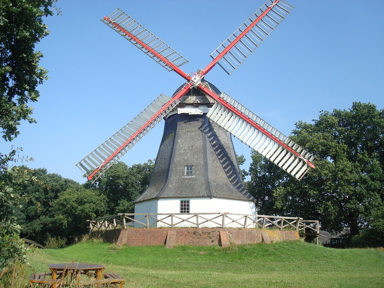 worpswede mill summer free photo