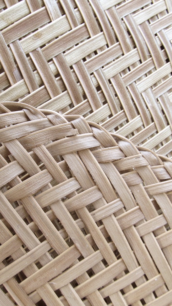 woven basket weave woven free photo