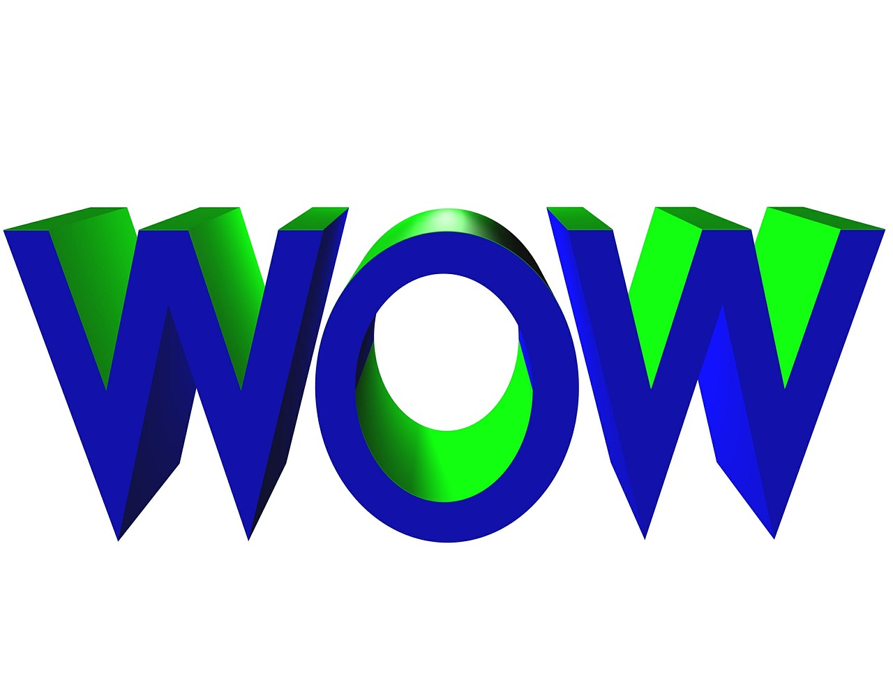 wow letters text free photo