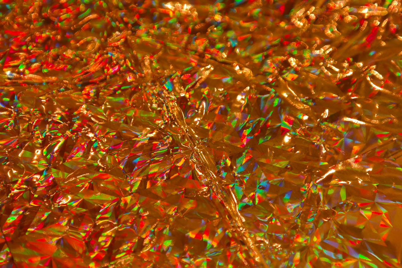 wrapping paper golden sparkling free photo