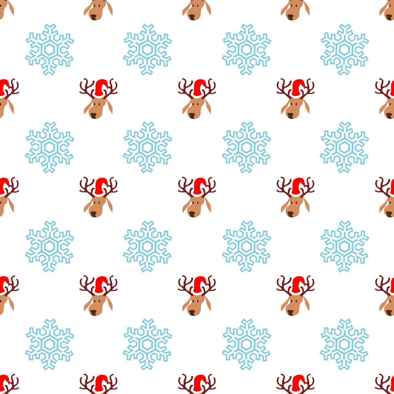 wrapping paper christmas reindeer free photo