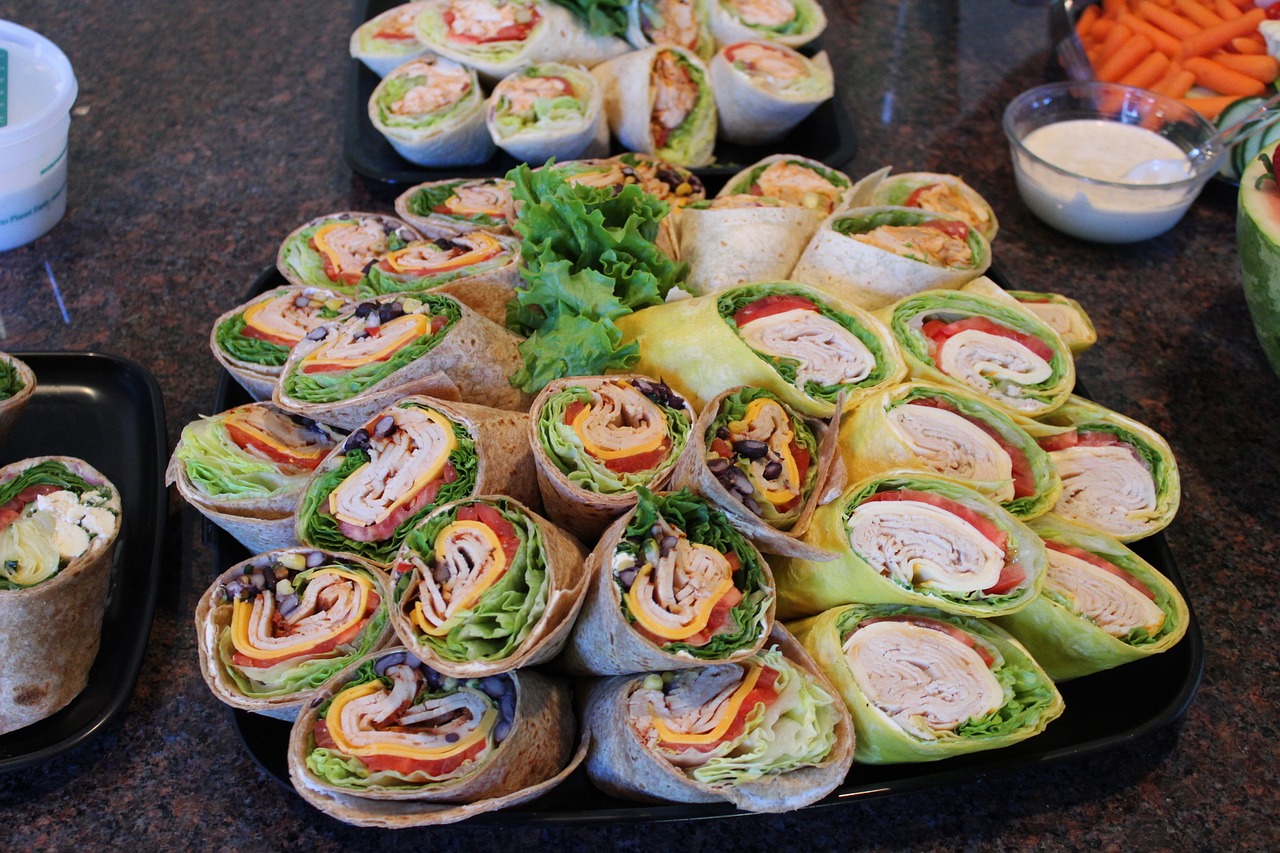 wraps food lunch free photo