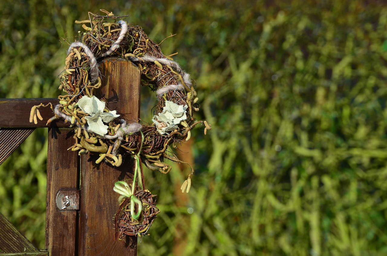 wreath natural wreath woven free photo