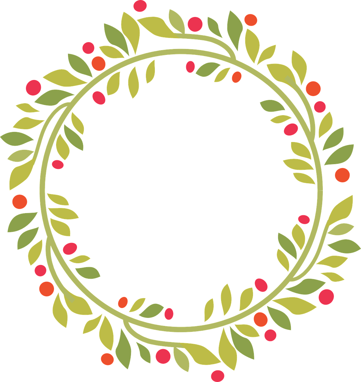 wreath christmas green free photo