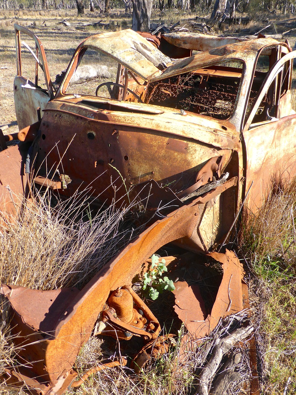 wreck abandoned rusty free photo