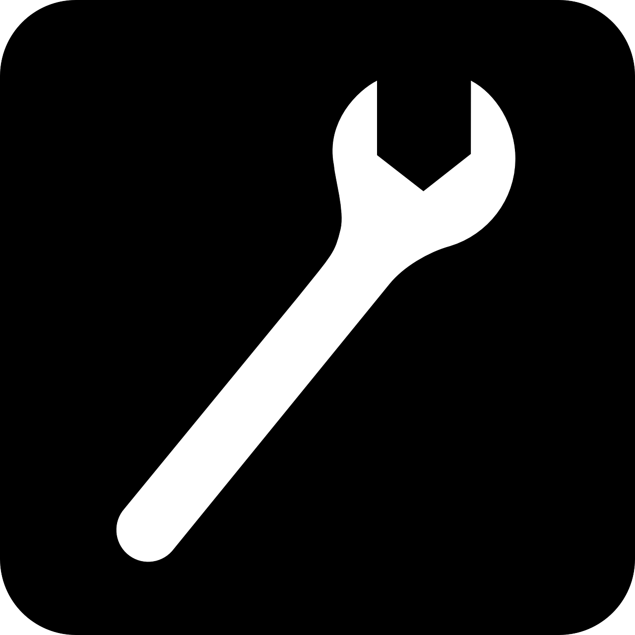 wrench tool black free photo