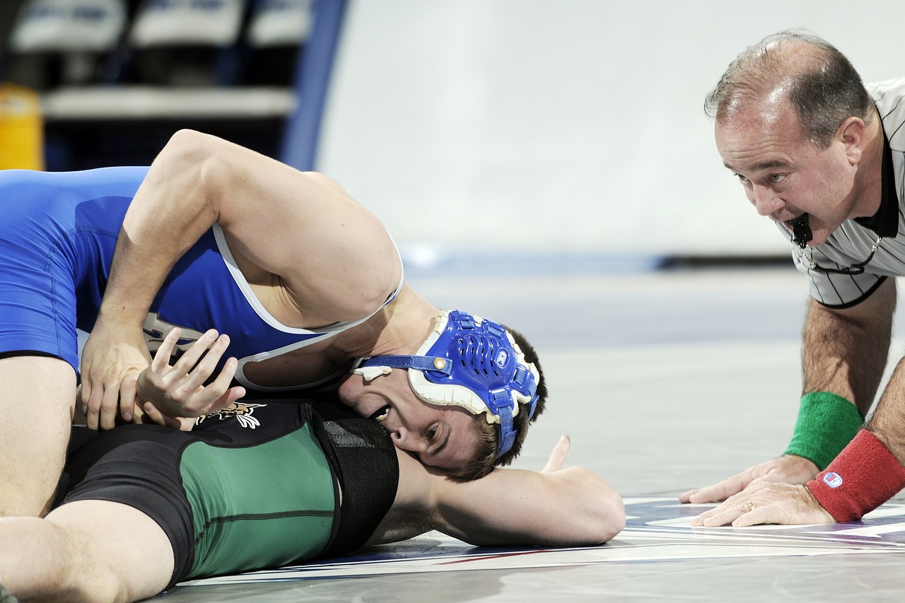 wrestling sports competition free photo