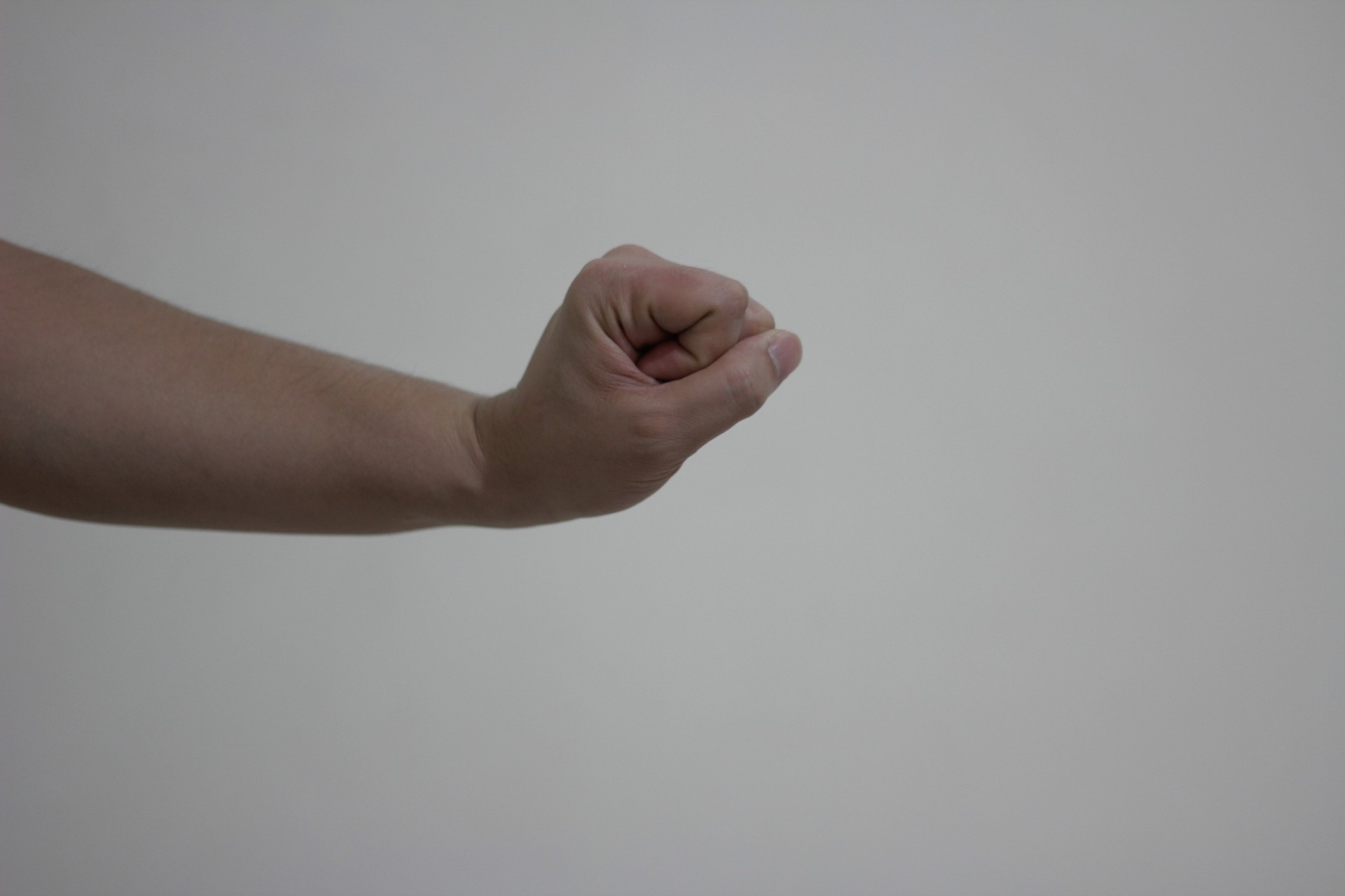 wrist extension clenched fist free photo