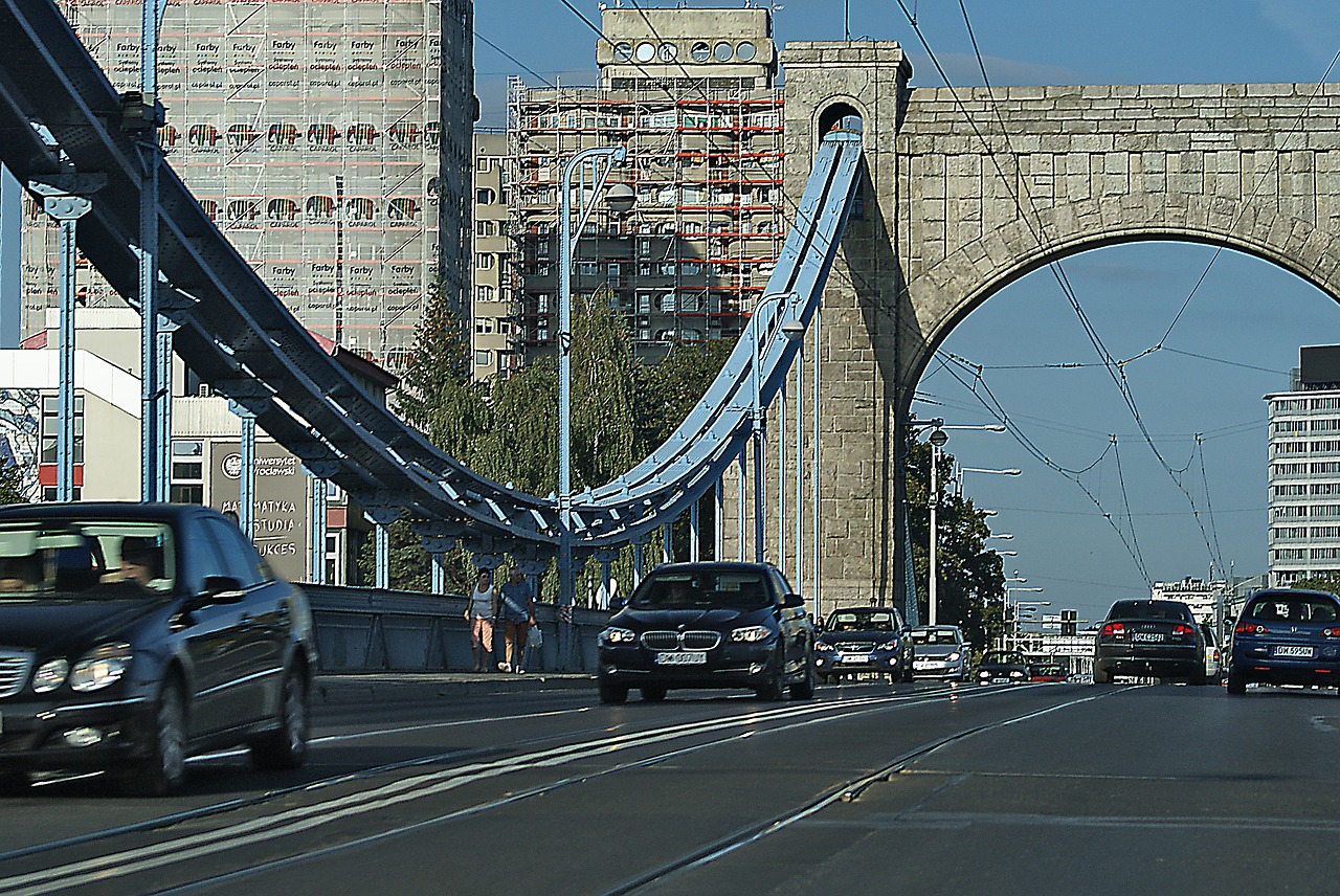 wrocław bridge grunwaldzki bridge free photo