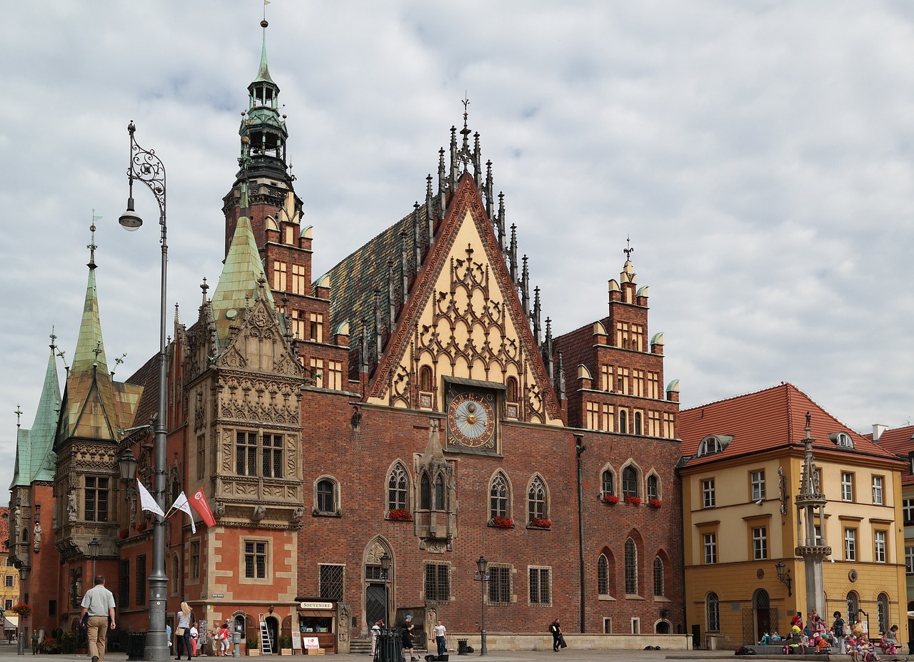wroclaw rynek town hall free photo