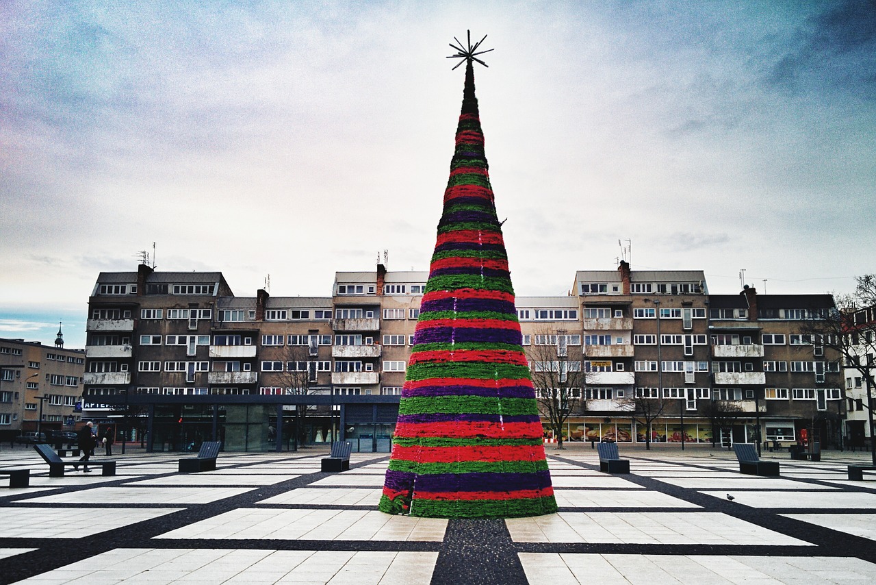 wroclaw mobile christmas free photo