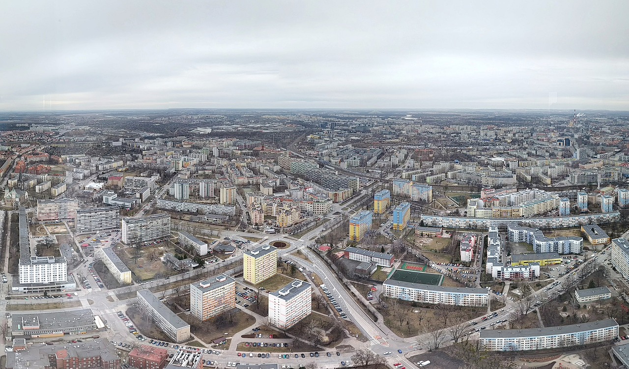 wroclaw panorama panorama wroclaw panorama of the city free photo