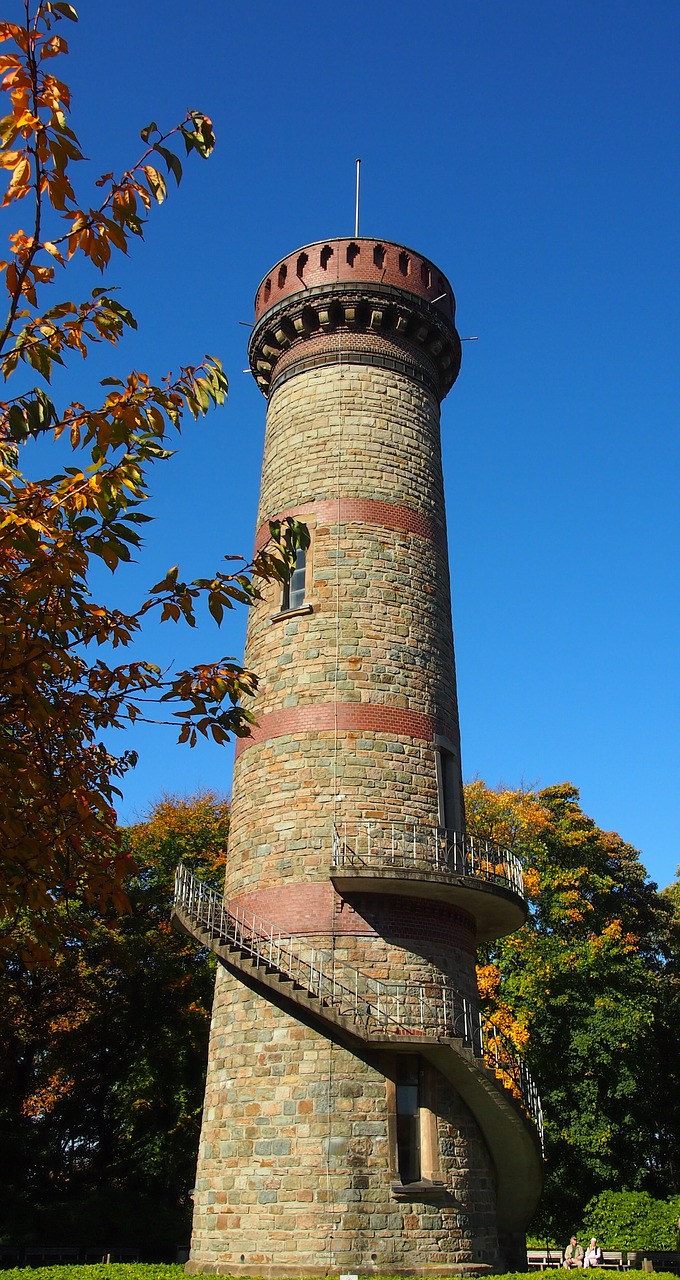 wuppertal toelle tower autumn free photo