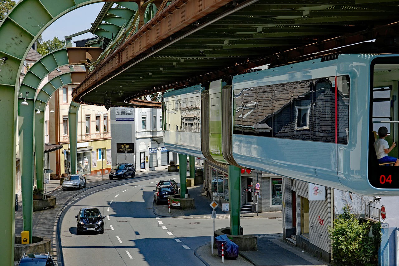wuppertal  schwebebahn  viaduct free photo