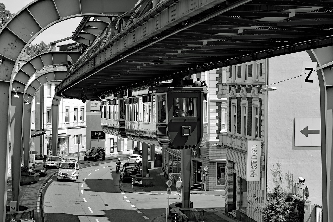 wuppertal  schwebebahn  viaduct free photo