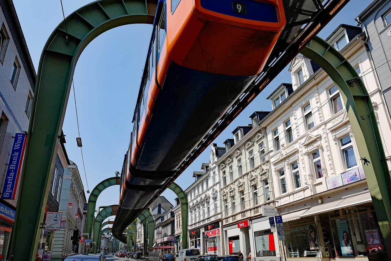 wuppertal  schwebebahn  viaduct free photo