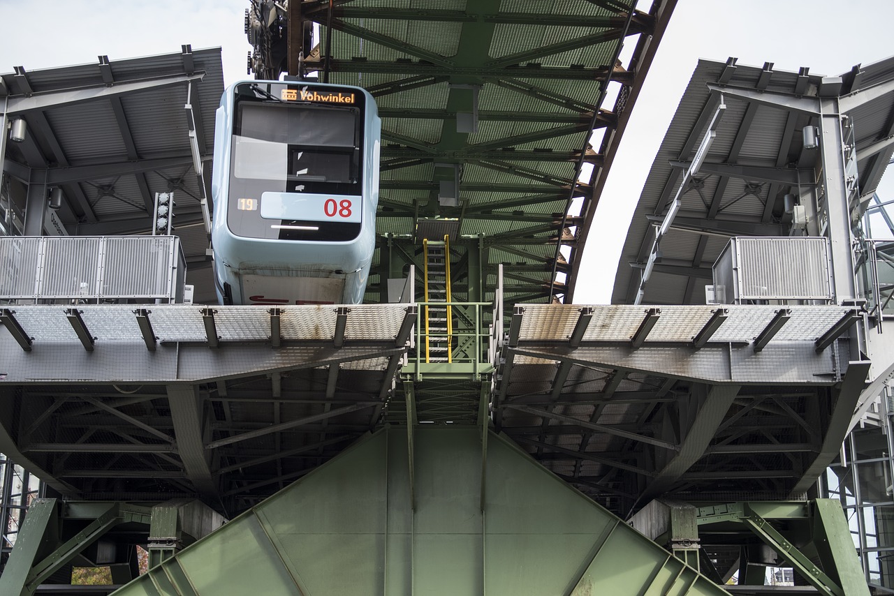 wuppertal  schwebebahn  technology free photo