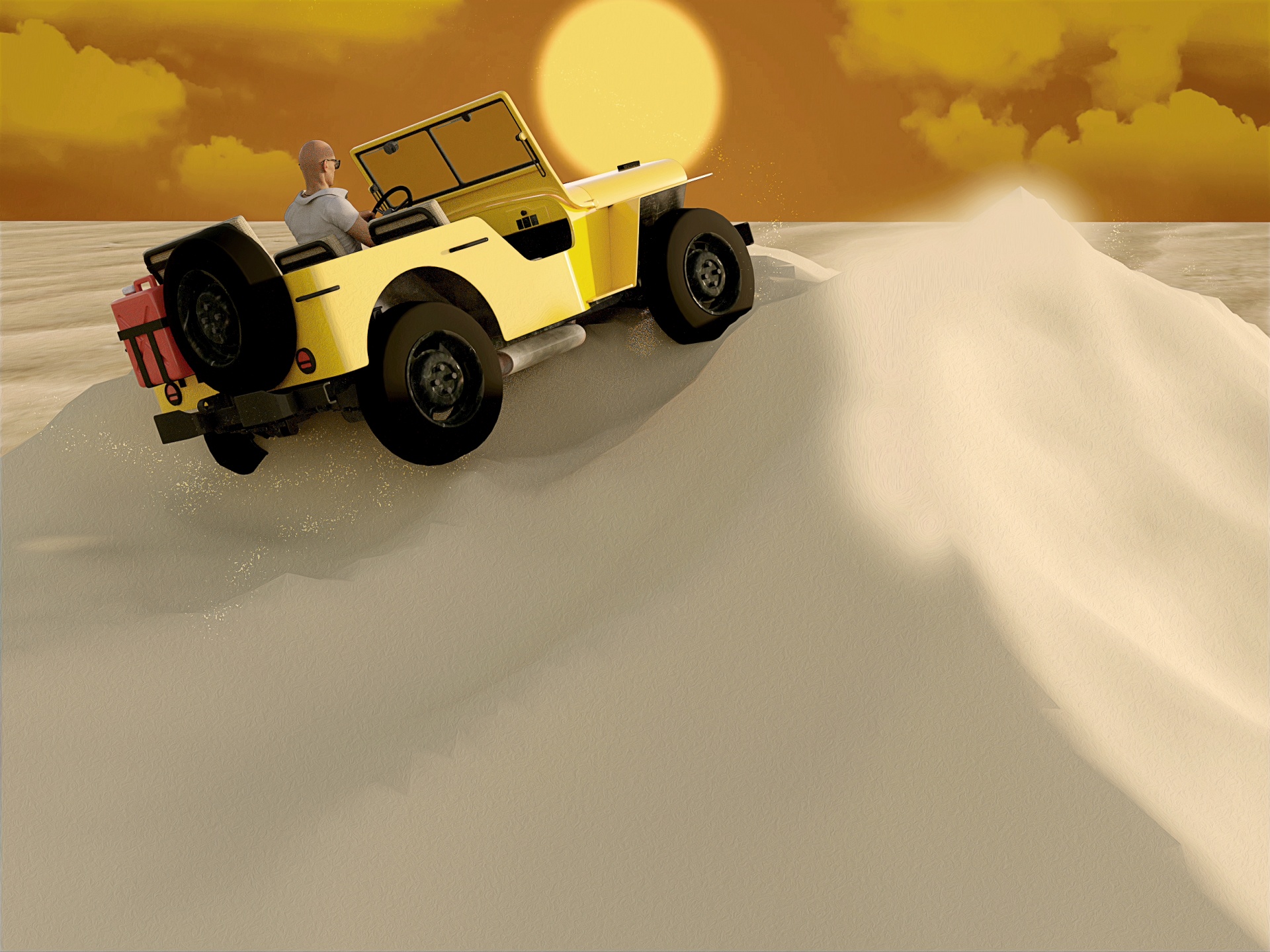 desert jeep vehicle free photo