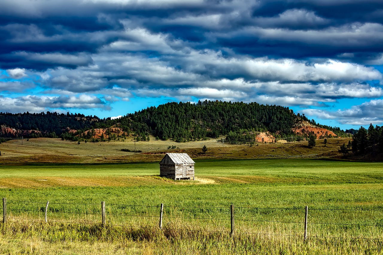 wyoming shed farm free photo