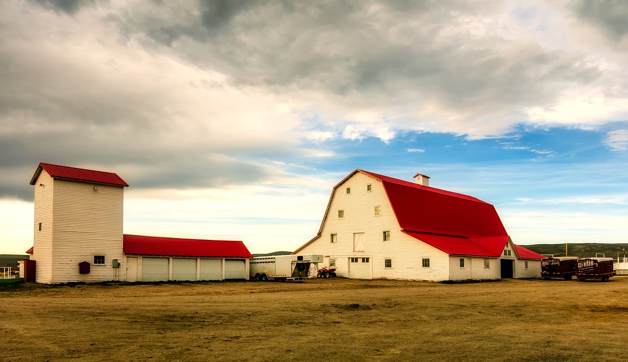 wyoming ranch farm free photo