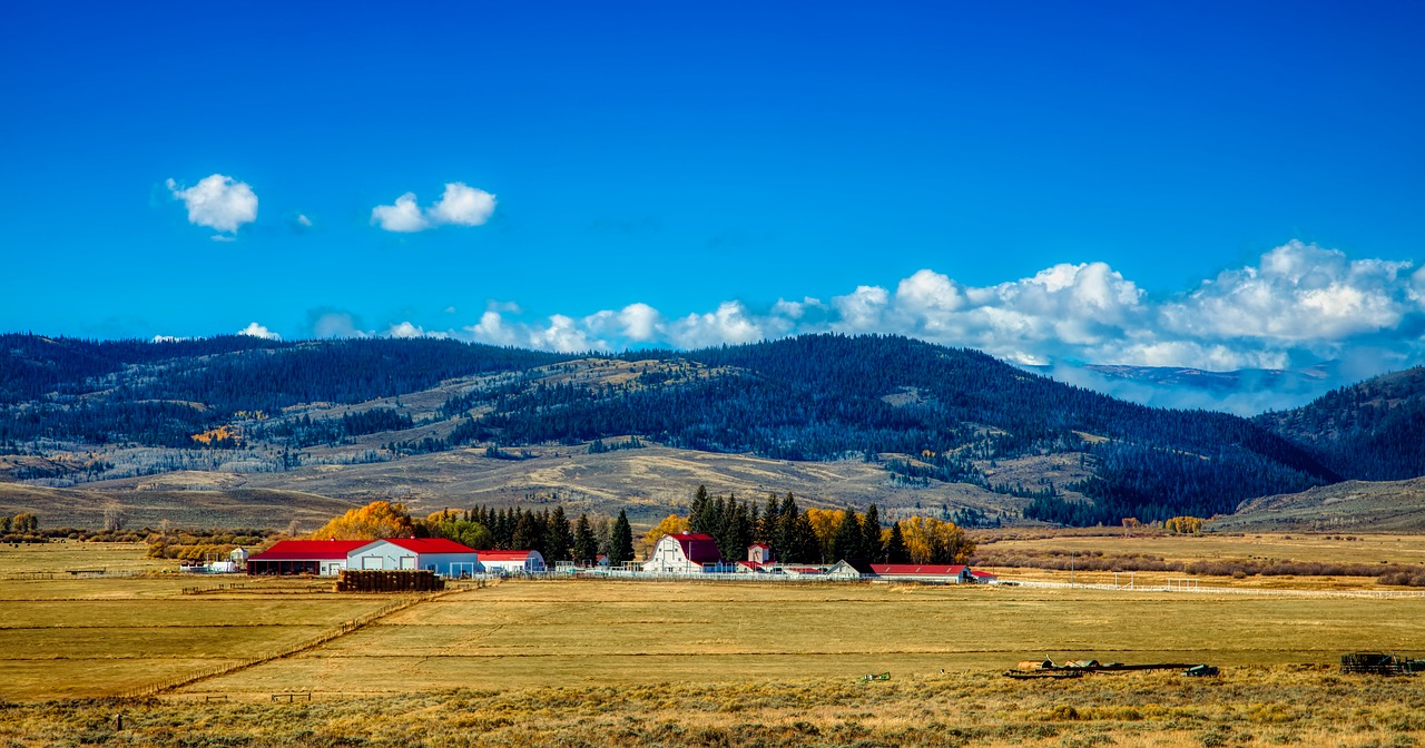 wyoming  america  ranch free photo