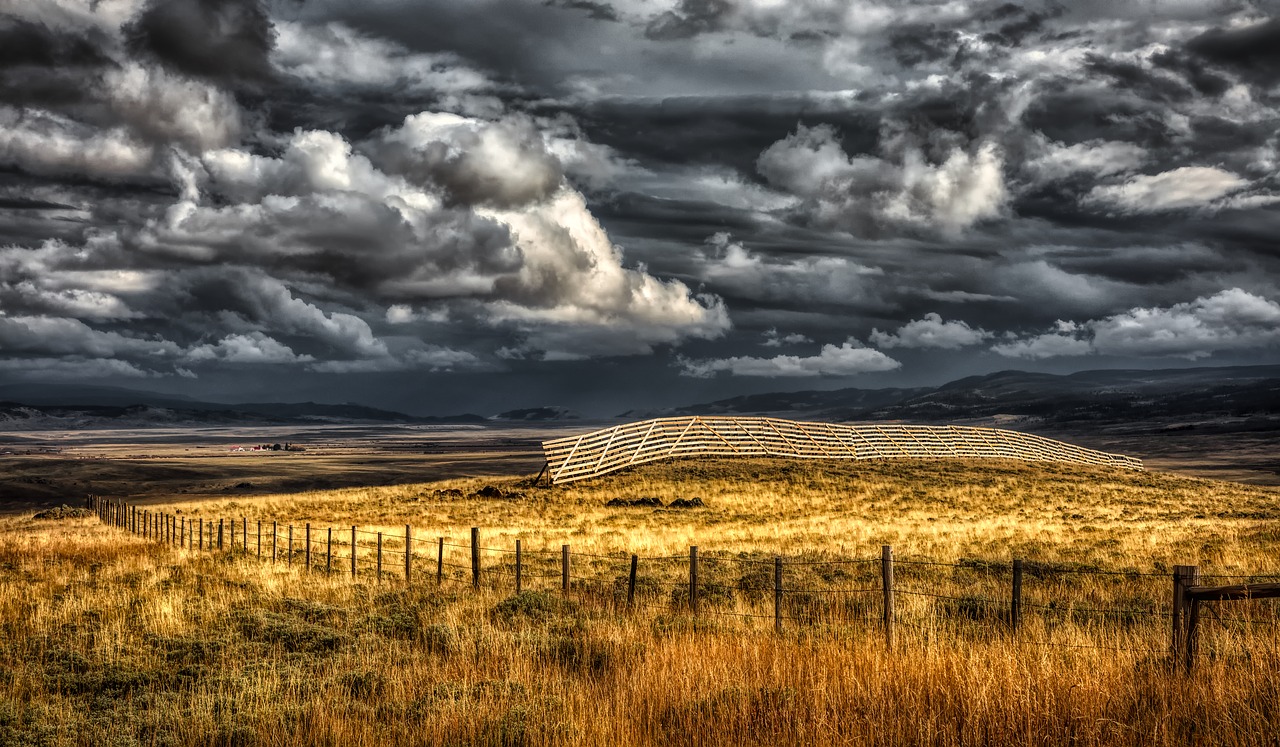 wyoming  america  fields free photo