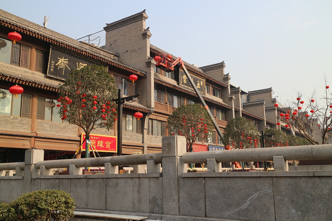 xi'an ancient architecture history free photo