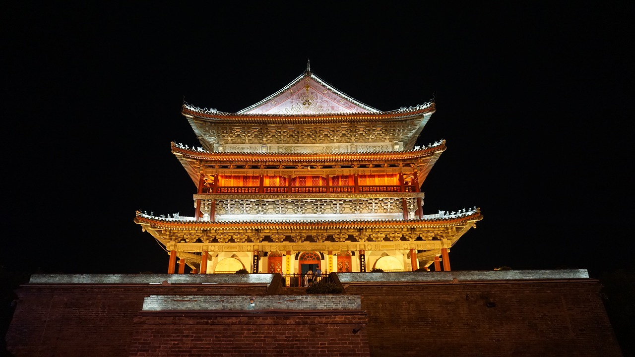 xi'an ancient tower free photo