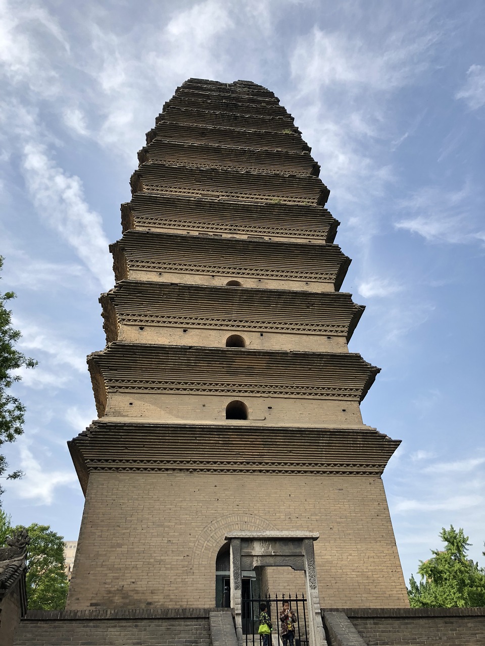 xi'an  small wild goose pagoda  pictures free photo