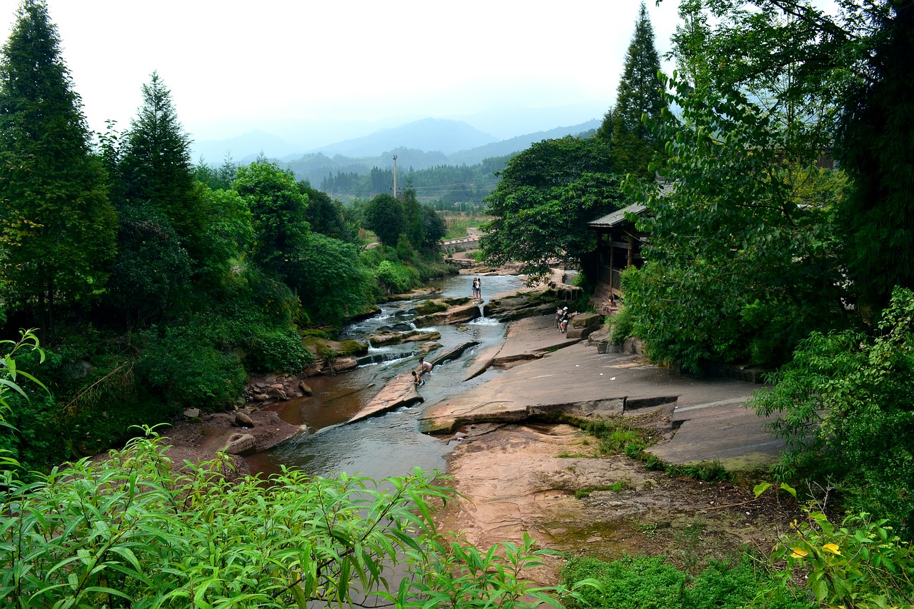 ya'an on the inside the ancient town bifengxia free photo