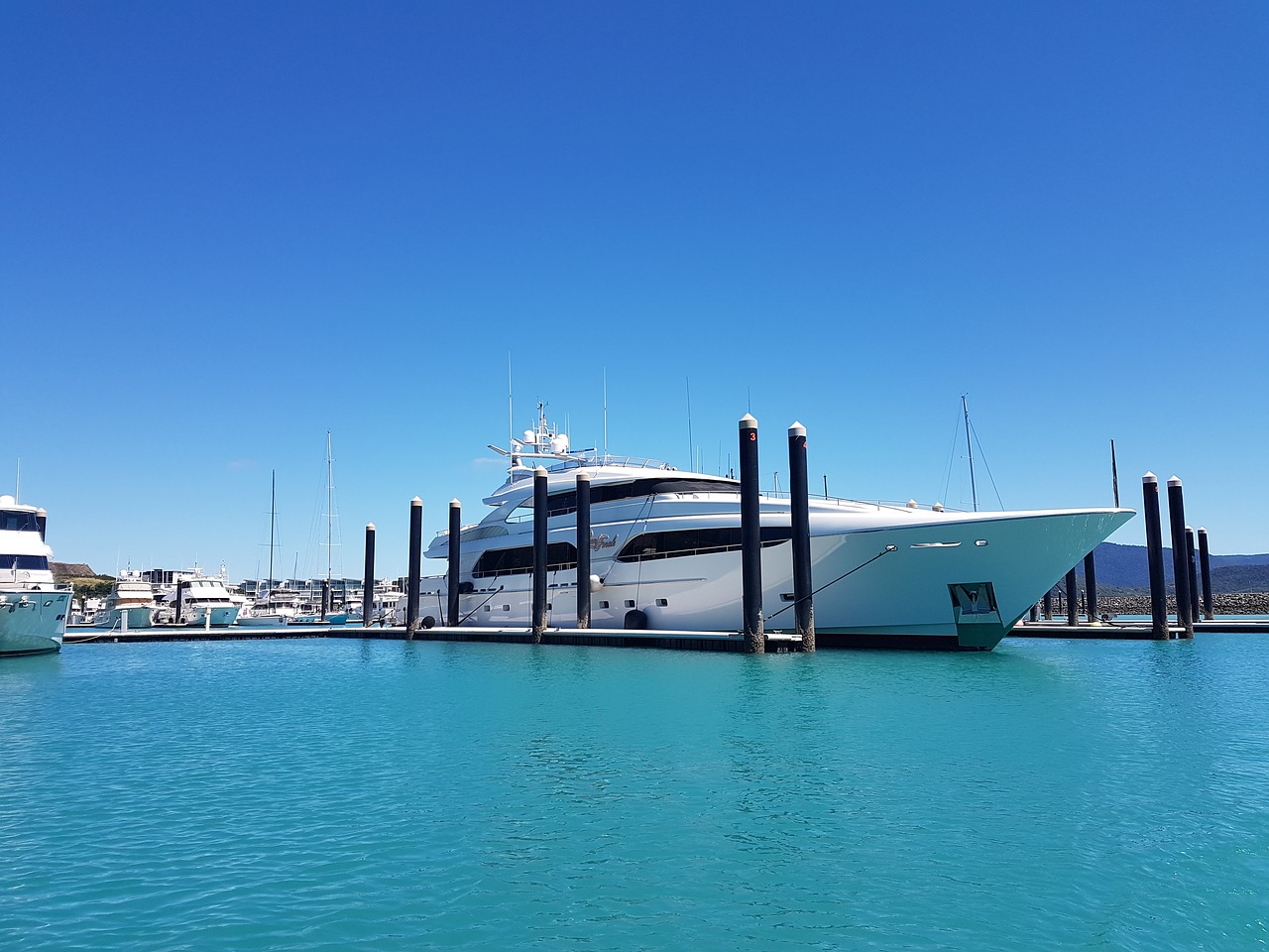 yacht sea ocean free photo