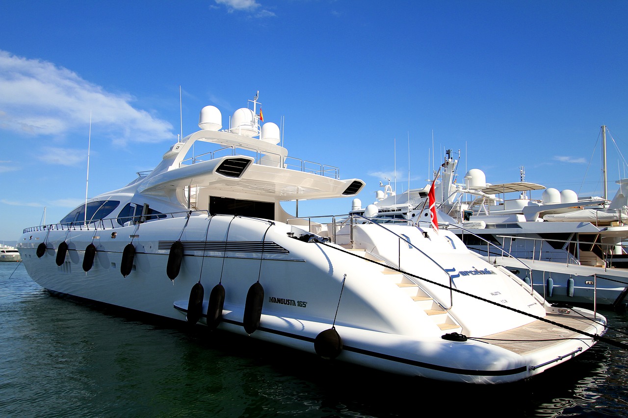 yacht boat marbella spain free photo