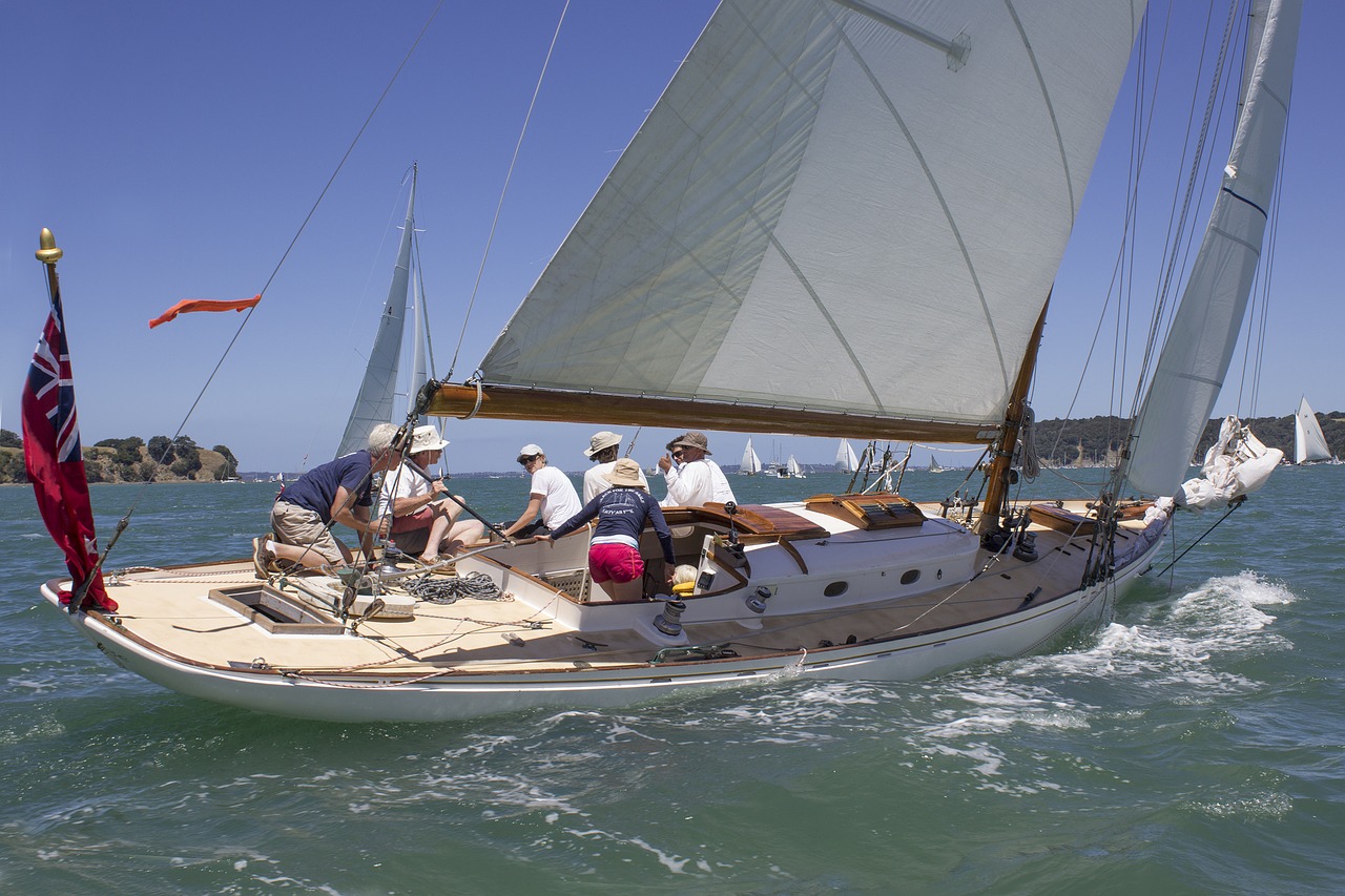 yacht classic sailboat sail free photo