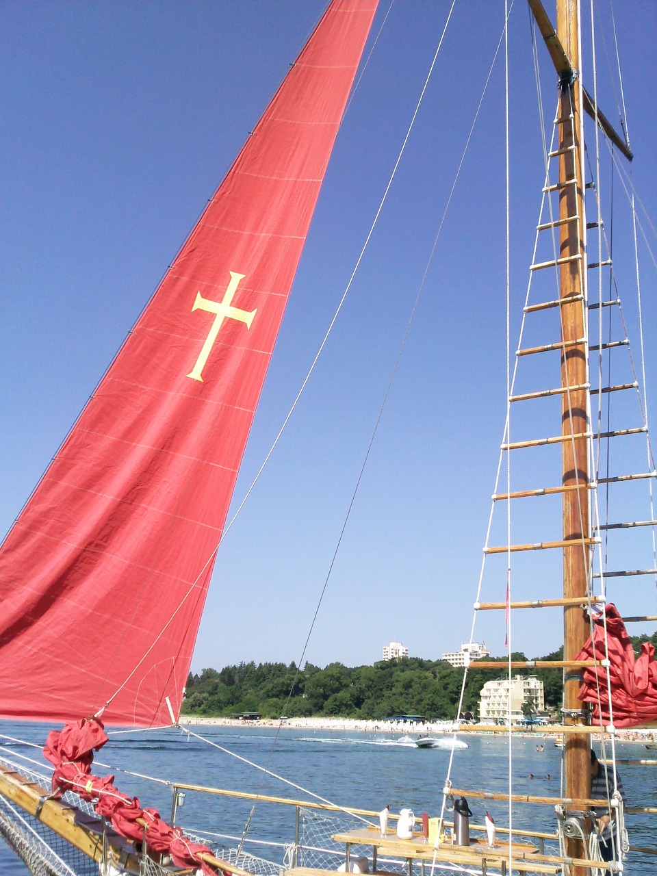 yacht coast black sea coast free photo