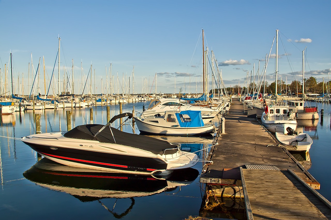 yacht port sailboat free photo