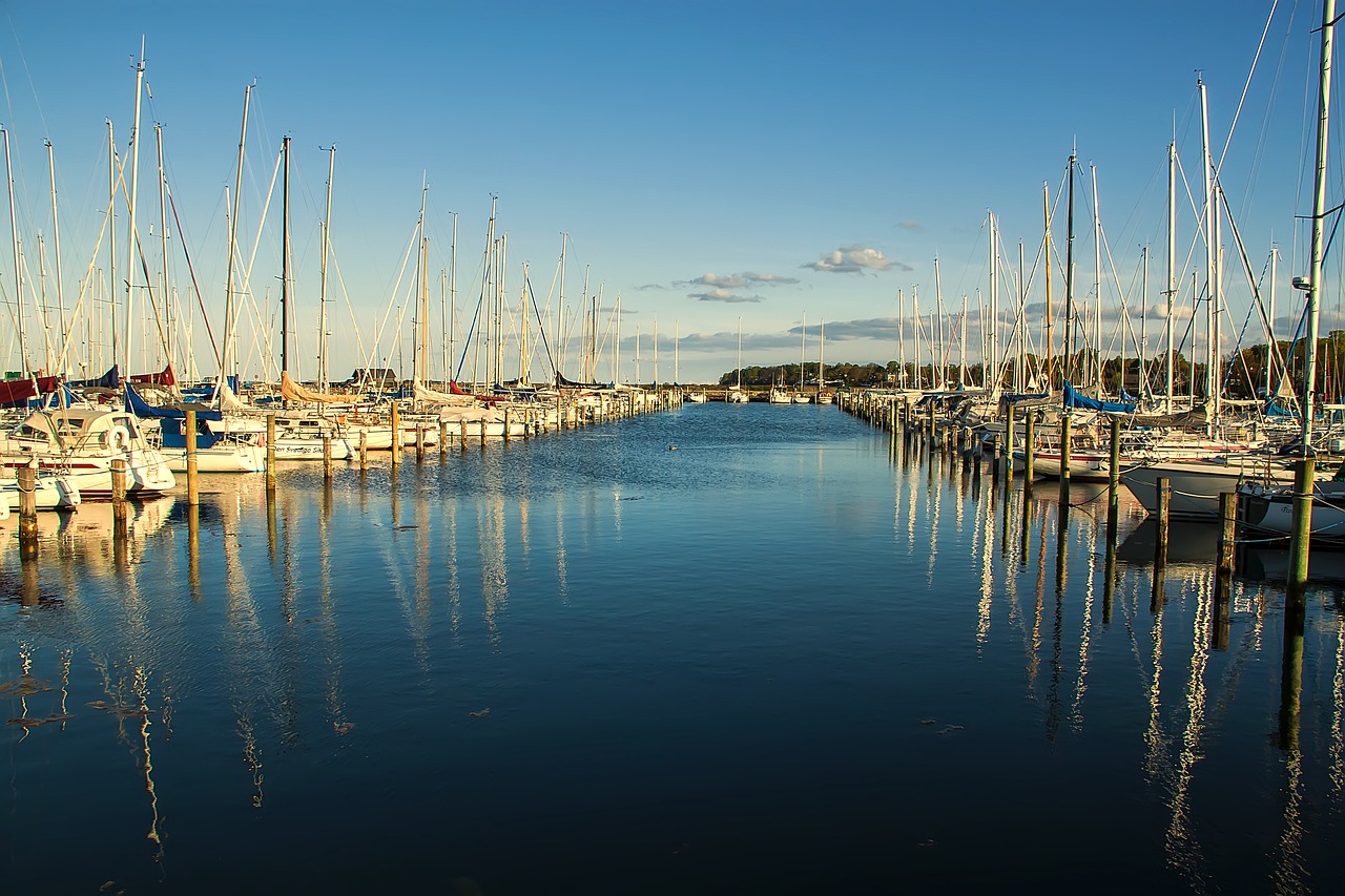 yacht port sailboat free photo