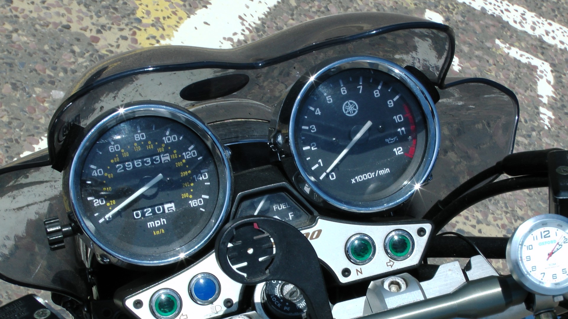 yamaha xjr 1300 motorcycle speedometer rpm counter motorcycle free photo