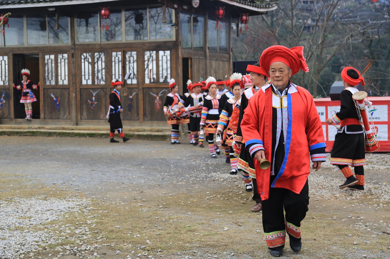 yao village the old man character free photo