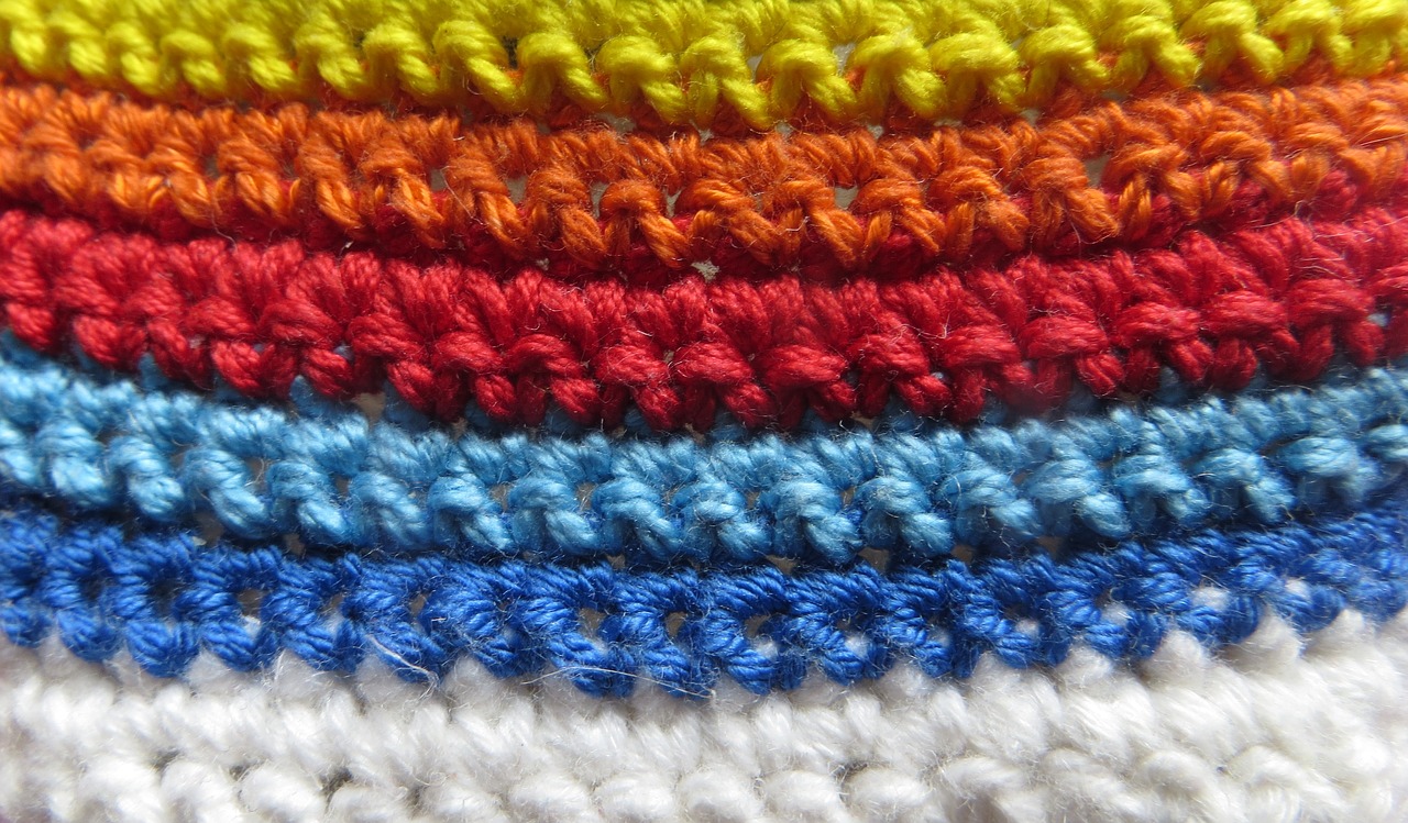 yarn stripes knitting free photo