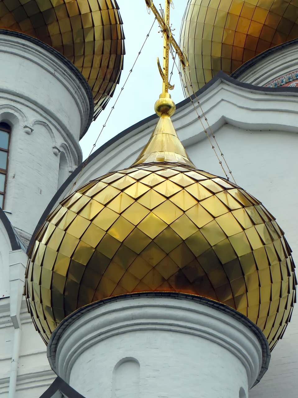 yaroslav cathedral bulbs free photo