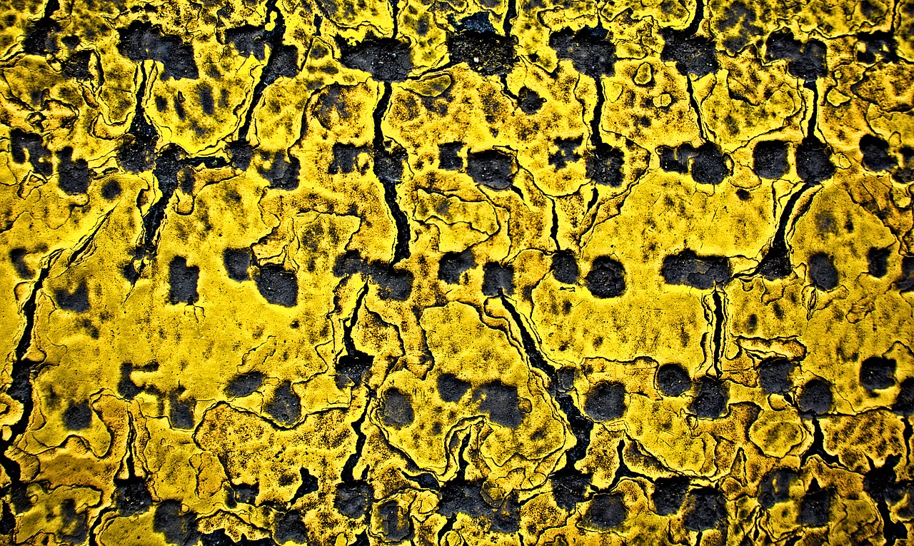 yellow grunge pattern free photo
