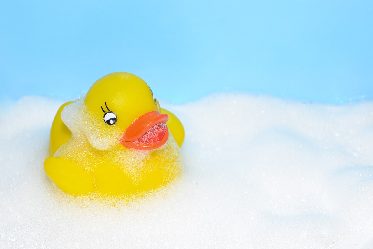 yellow rubber duck free photo
