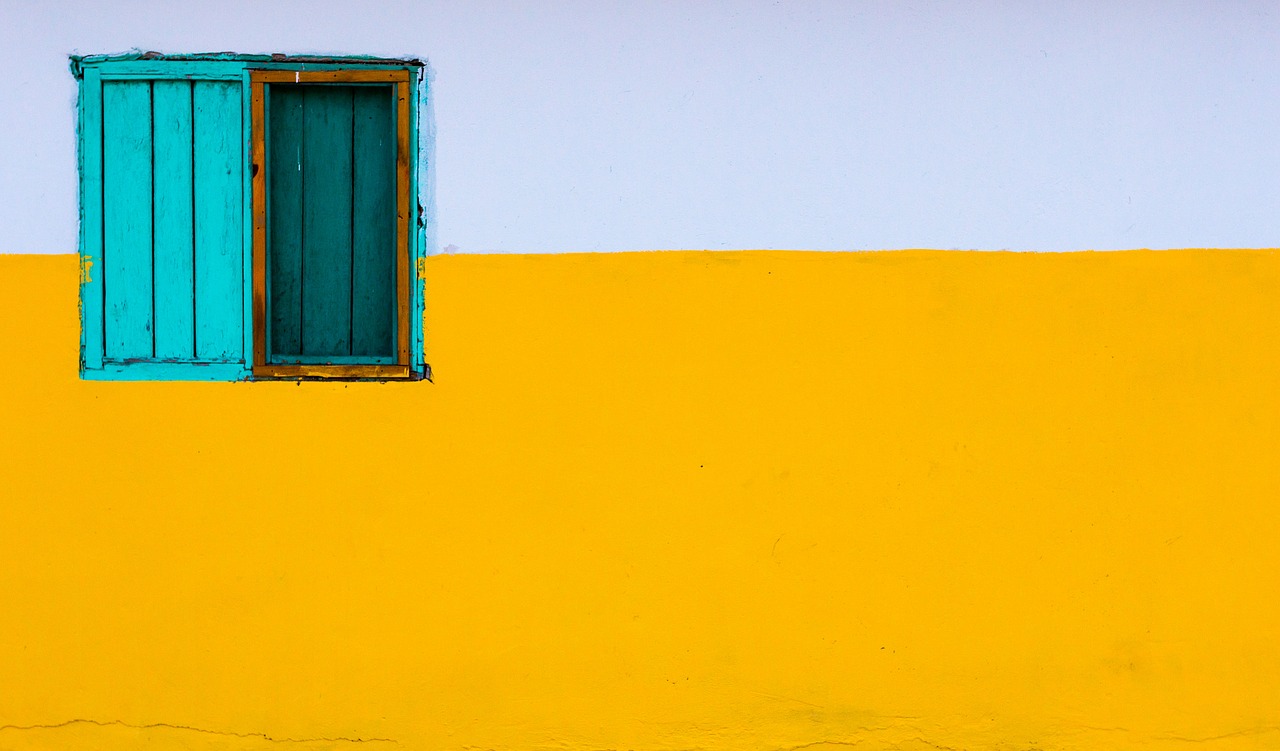 yellow white wall free photo