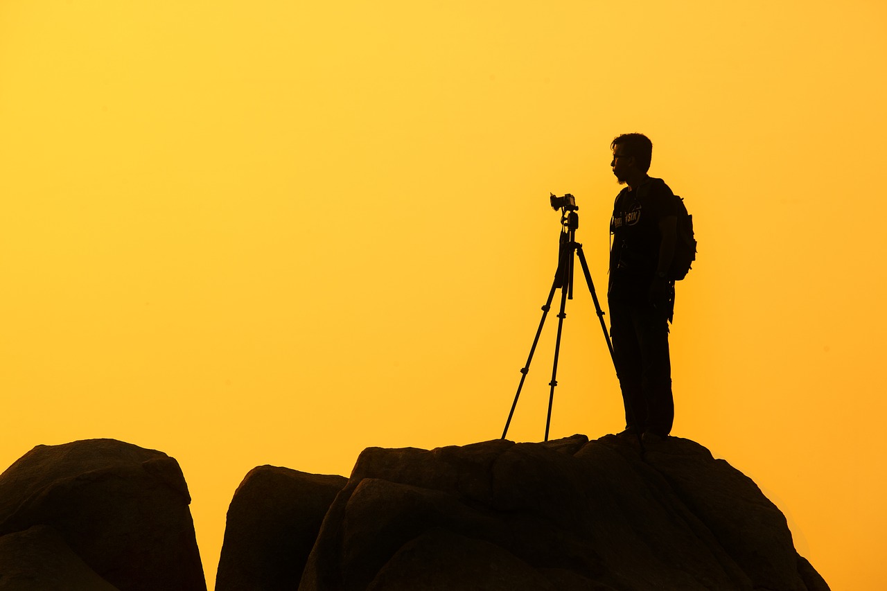 yellow sunset dusk free photo