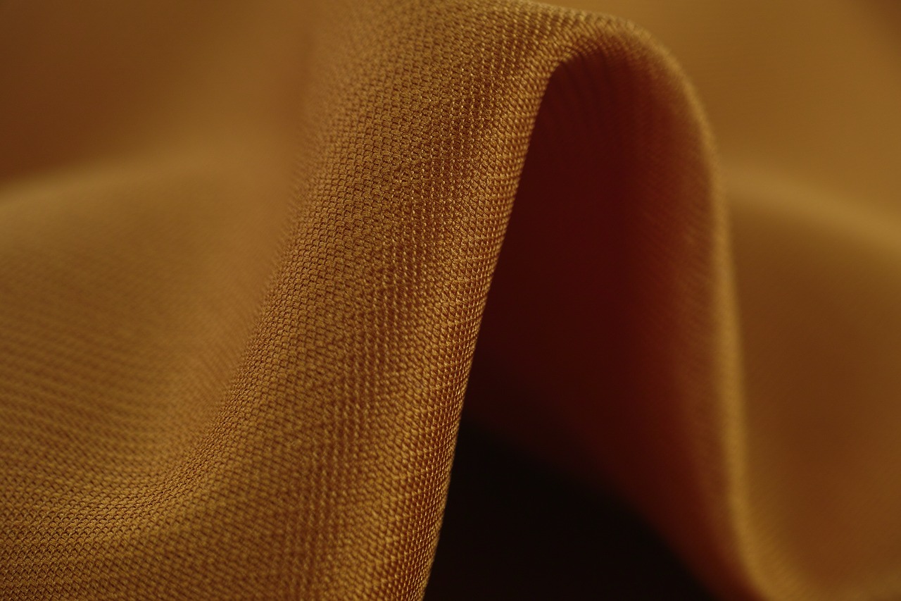 yellow fabric copy space free photo